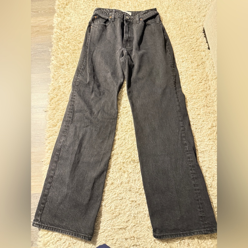 Black High-Rise Jeans